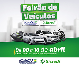 24º Feirão de Veículos Acimacar/Sicredi acontece de 08 a 10 de abril