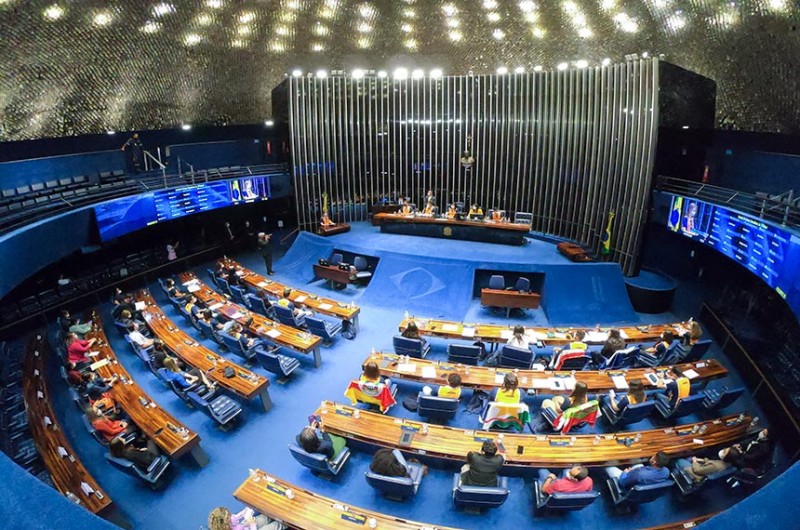 Sessão plenária de encerramento do Programa Jovem Senador de 2022 - Waldemir Barreto/Agência Senado