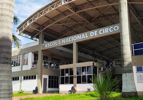 Fachada da Escola Nacional de Circo. Foto: Rafael Gonçalves