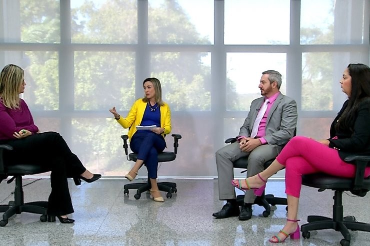 Ida Garcia, Alessandro Perin e Yarima Mecchi receberam no programa Flávia Caloni Gomes, que é mãe do João Guilherme, que tem autismo
