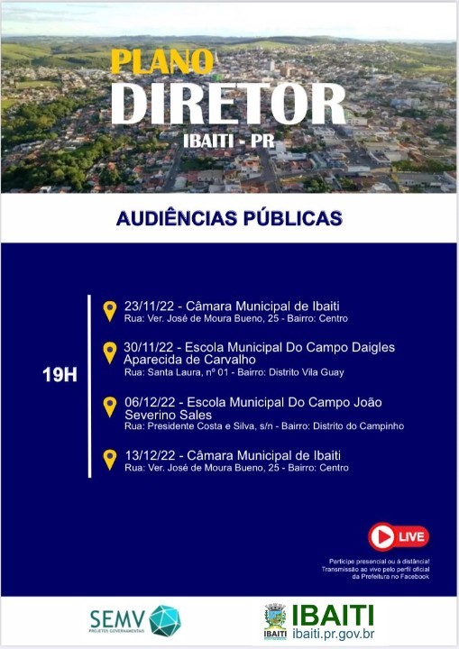 Foto: Reprodução/Prefeitura de Ibaiti - PR