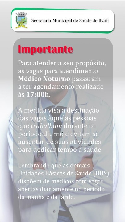 Foto: Reprodução/Prefeitura de Ibaiti - PR