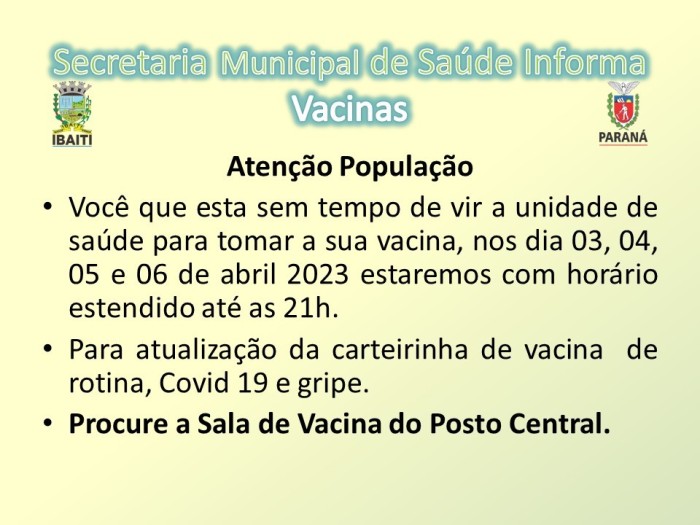 Foto: Reprodução/Prefeitura de Ibaiti - PR